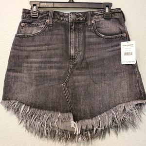 Free People Bailey Denim Mini Skirt